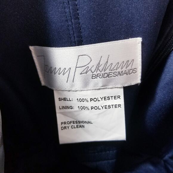 Jenny Packham Bridesmaid One Shoulder Long Gown Dress - Picture 3 of 12